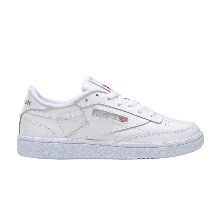 Reebok Wmns Club C 85 'White Light Grey' — White/Light Grey