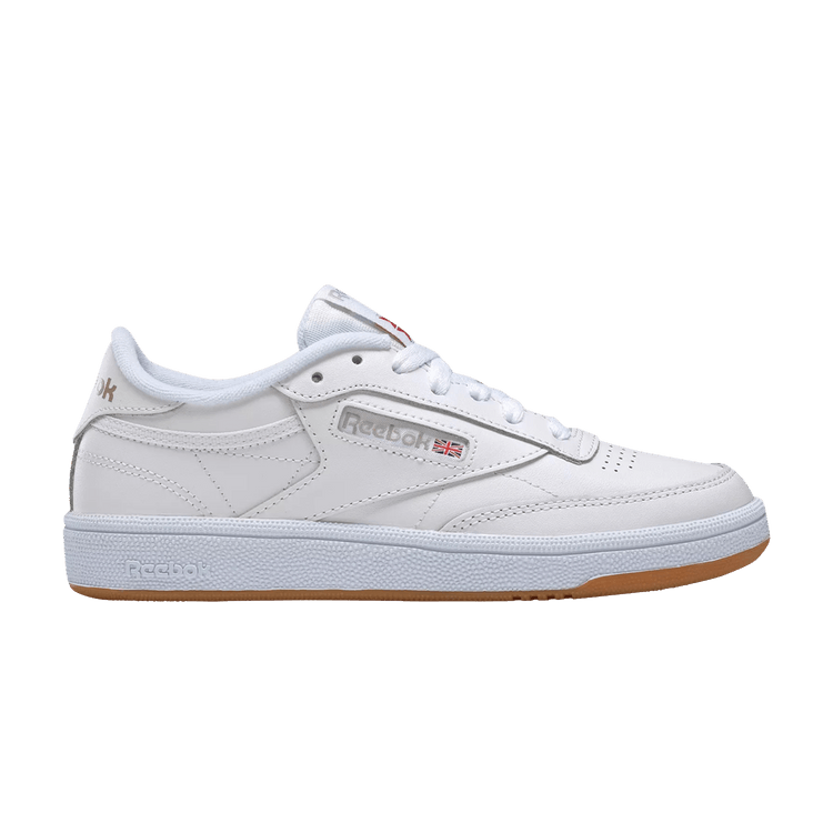 Reebok Wmns Club C 85 'Light Grey Gum' — White/Light Grey/Gum