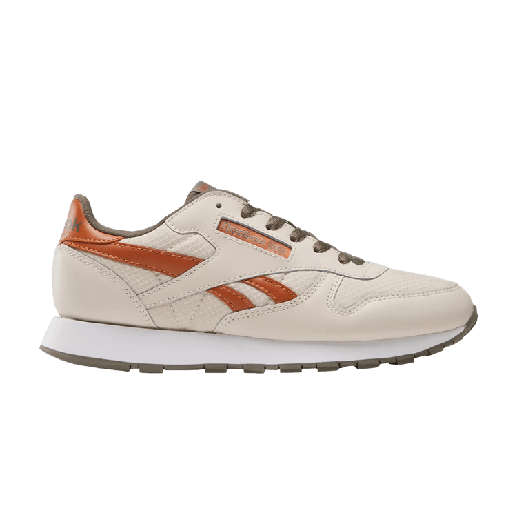 Reebok Classic Leather Big Kid 'Stucco Rich Ginger' — Stucco/Grout/Rich Ginger