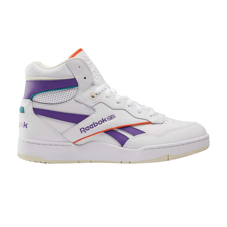 Reebok BB4000 2 Mid 'White Dynamic Purple' — White/Dynamic Purple/Pump Orange