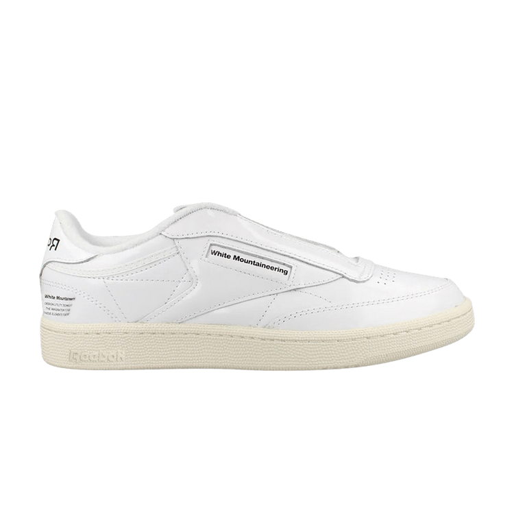 White Mountaineering x Reebok Club C 85 'White Chalk' — White/Chalk/Black
