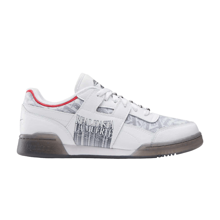 Anuel AA x Reebok Workout Plus 'White/White/Grey' — White/White/Grey