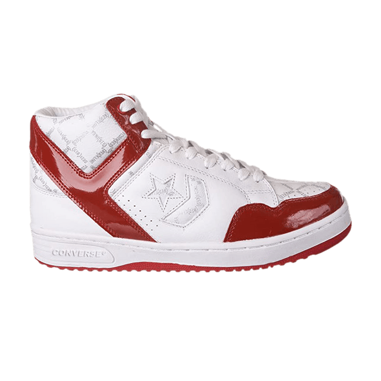 Converse Weapon High 'Red White' — Red/Red/White
