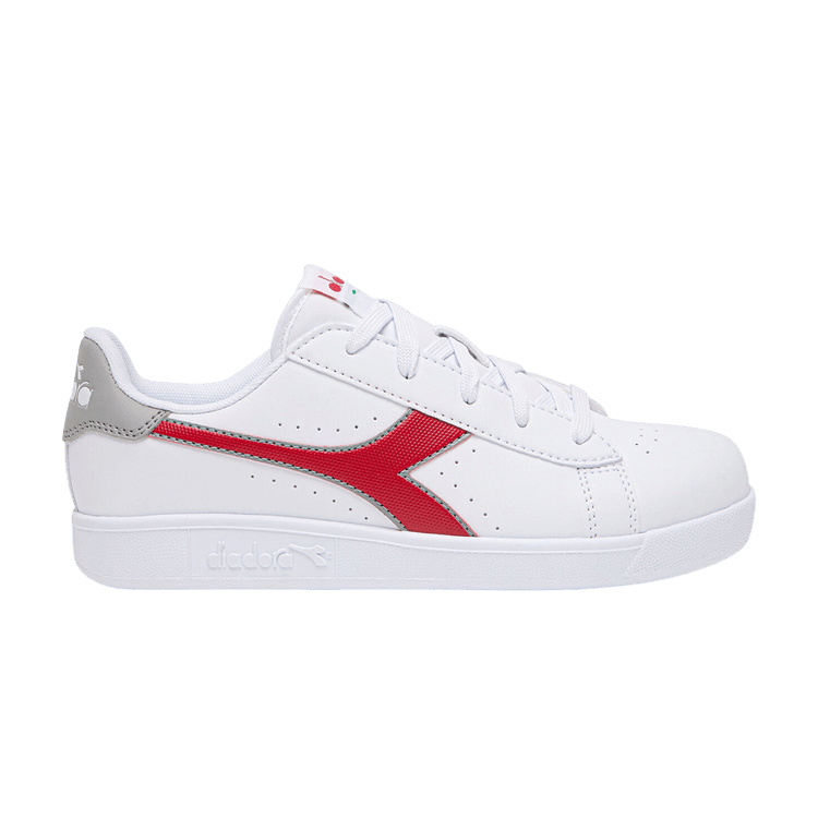 Diadora Game P Big Kid 'White Tango Red' — White/Tango Red