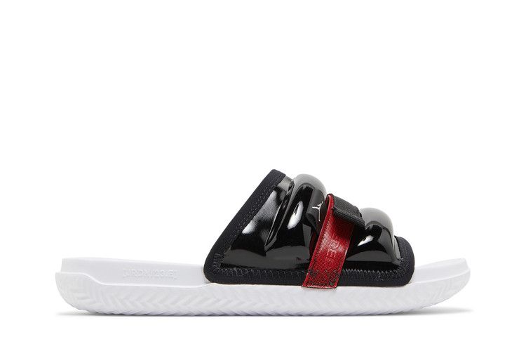 Nike Jordan Super Play Slide 'Black University Red'