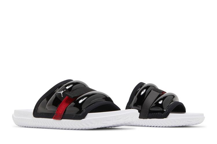 Nike Jordan Super Play Slide 'Black University Red'