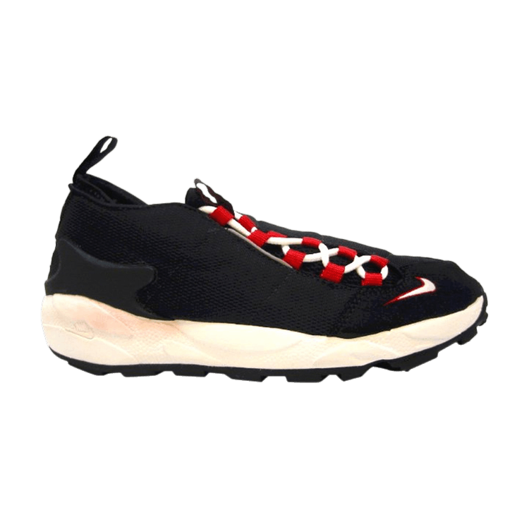 Nike Air Footscape — Black/White-Varsity Red