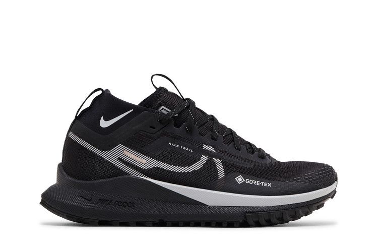 Nike Wmns React Pegasus Trail 4 GORE-TEX 'Black Reflect Silver'