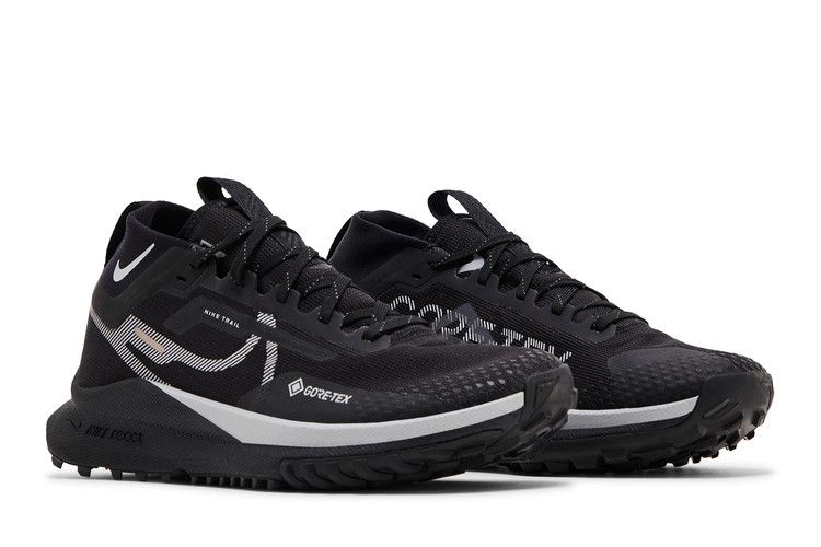 Nike Wmns React Pegasus Trail 4 GORE-TEX 'Black Reflect Silver'