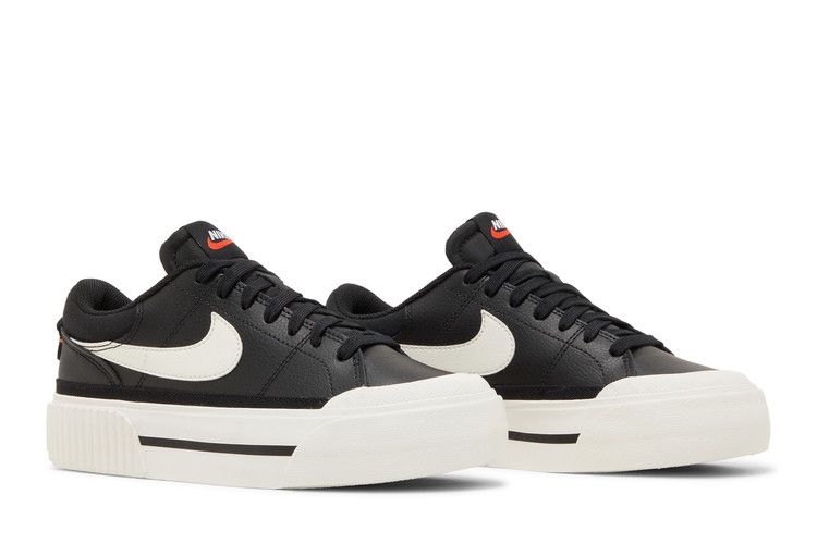 Nike Wmns Court Legacy Lift 'Black Sail'