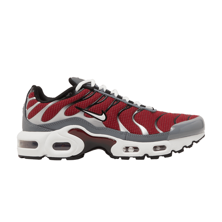 Nike Air Max Plus GS 'Team Red Cool Grey'
