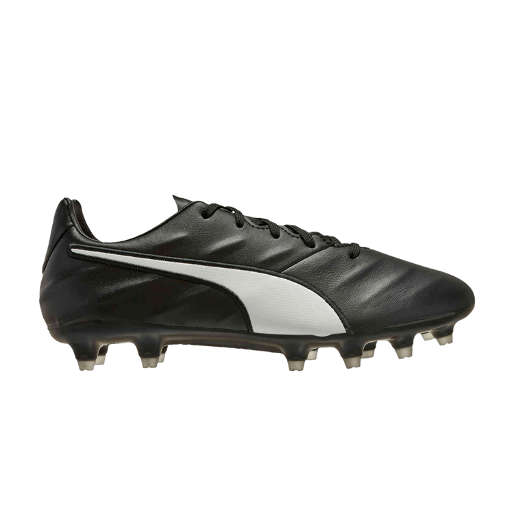 Puma Vegan King Pro 21 SL FG 'Black White' — Black/White