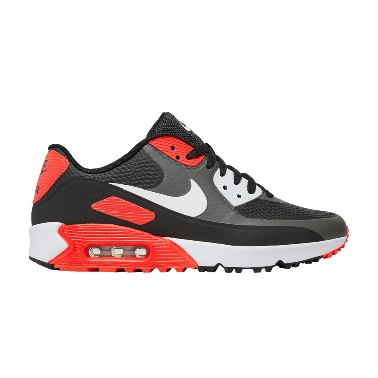 Nike Air Max 90 Golf 'Black Infrared' — Iron Grey/Black/Infrared 23/White