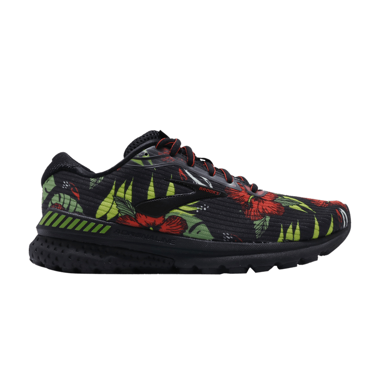 Brooks Adrenaline GTS 20 Tropical 'Black Green Orange' — Black/Green/Orange