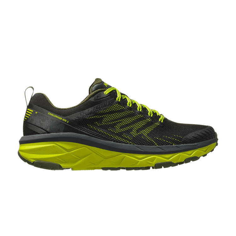 HOKA Challenger ATR 5 'Ebony Black Green' — Ebony/Black