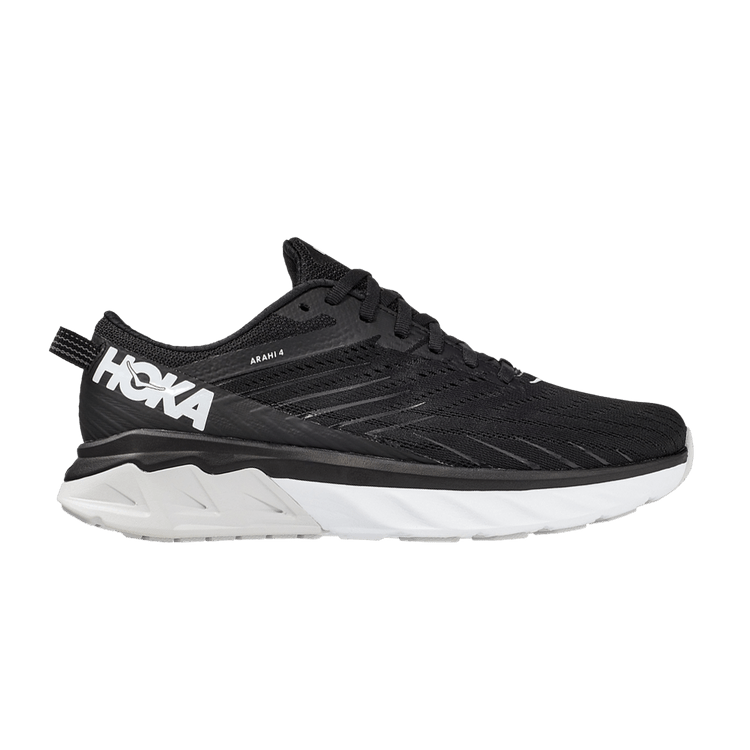 HOKA Wmns Arahi 4 'Black White' — Black/White