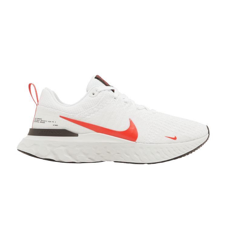 Nike React Infinity Run Flyknit 3 'White Light Crimson'