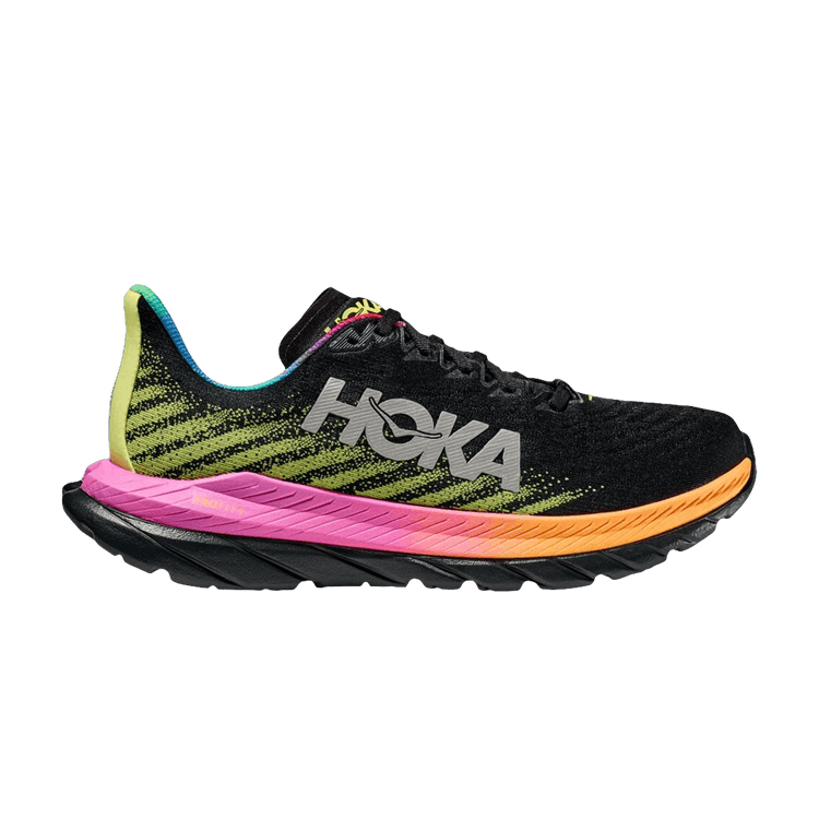 HOKA Mach 5 'Black Rainbow' — Black/Multi