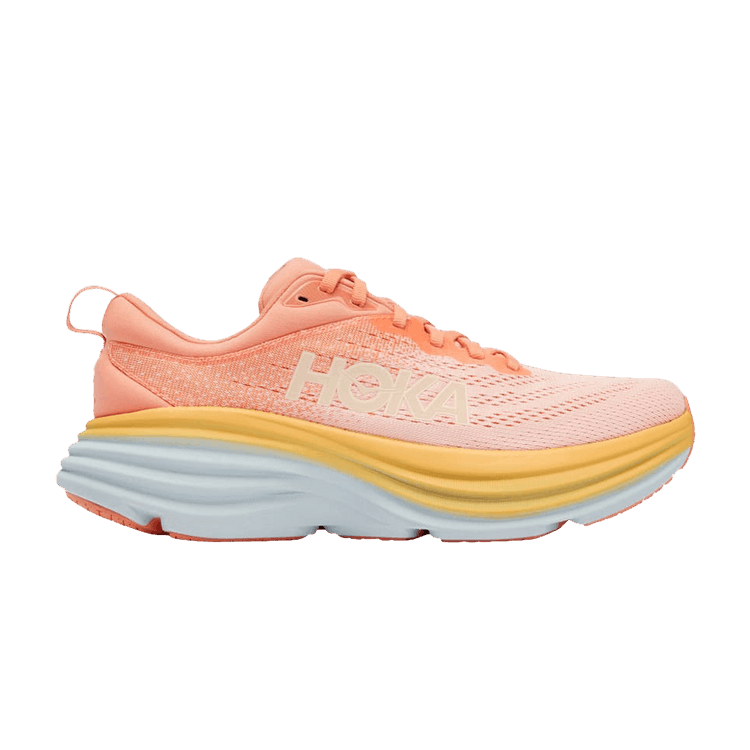 HOKA Wmns Bondi 8 'Shell Coral Peach Parfait' — Shell Coral/Peach Parfait