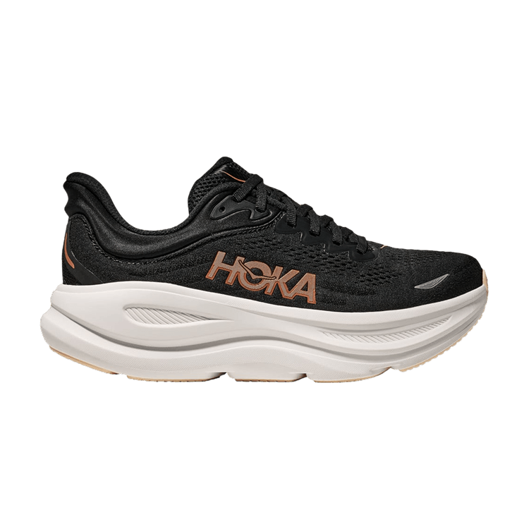 HOKA Wmns Bondi 9 'Black Rose Gold' — Black/Rose Gold