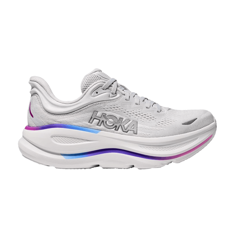 HOKA Wmns Bondi 9 'Cosmic Grey Purple' — Cosmic Grey/White
