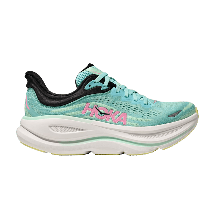 HOKA Wmns Bondi 9 Wide 'Blue Spark Mint Fluorite' — Blue Spark/Mint Fluorite