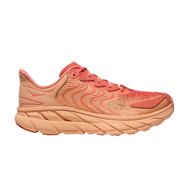 HOKA Clifton LS 'Vibrant Bloom Pack - Cantaloupe' — Cantaloupe/Electric Coral