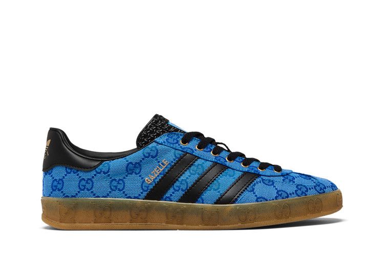 Gucci x adidas Gazelle 'Blue GG Monogram'
