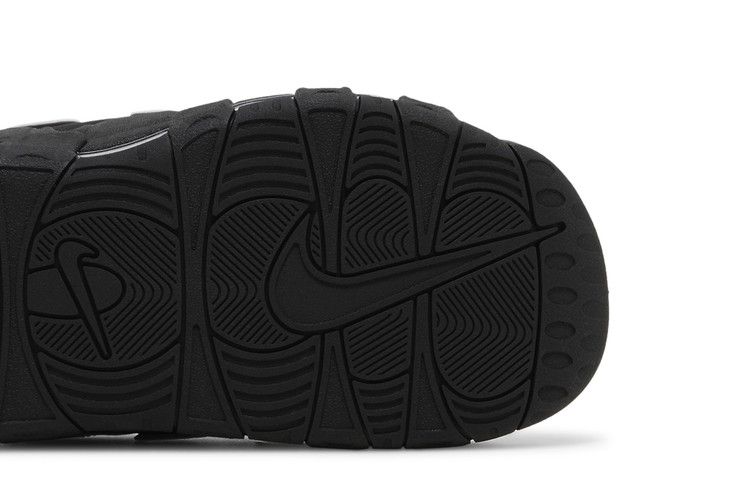Nike Air More Uptempo Slide 'Black - Grey Sole'