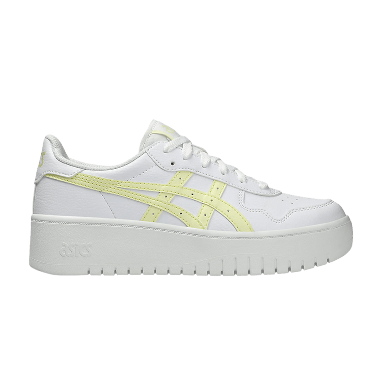 ASICS Wmns Japan S PF 'White Soft Yellow' — White/Soft Yellow