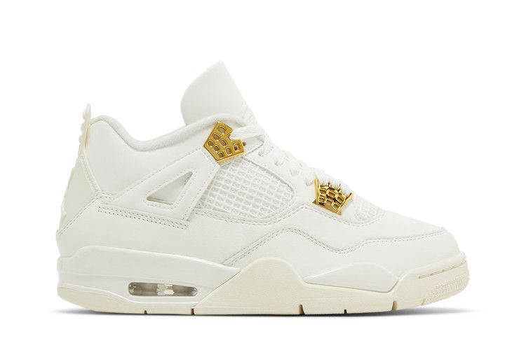 Wmns Air Jordan 4 Retro 'Metallic Gold'