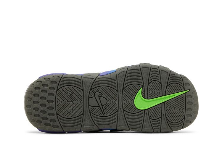 Nike Air More Uptempo Slide 'Black Blue Purple Gradient'