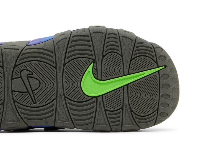 Nike Air More Uptempo Slide 'Black Blue Purple Gradient'