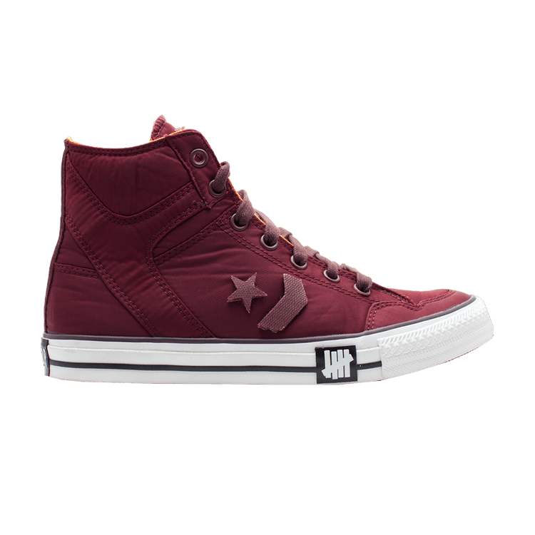 Converse Poorman Weapon Hi 'Undefeated' — Tawny Burgundy/White
