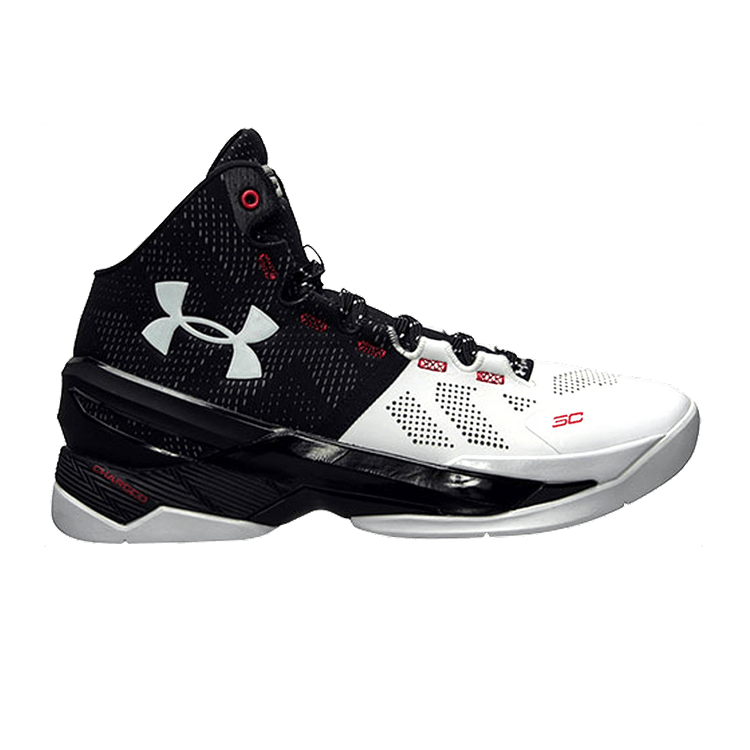 Under Armour Curry 2 'Suit & Tie' — White/Black/Metallic Silver