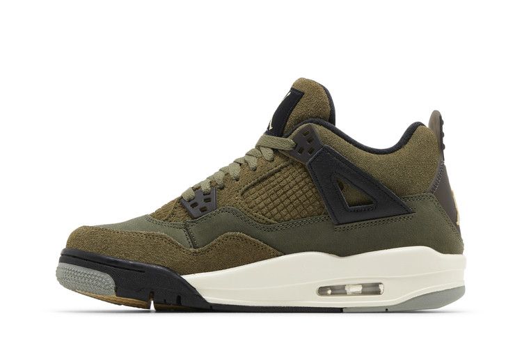 Air Jordan 4 Retro SE Craft GS 'Olive'