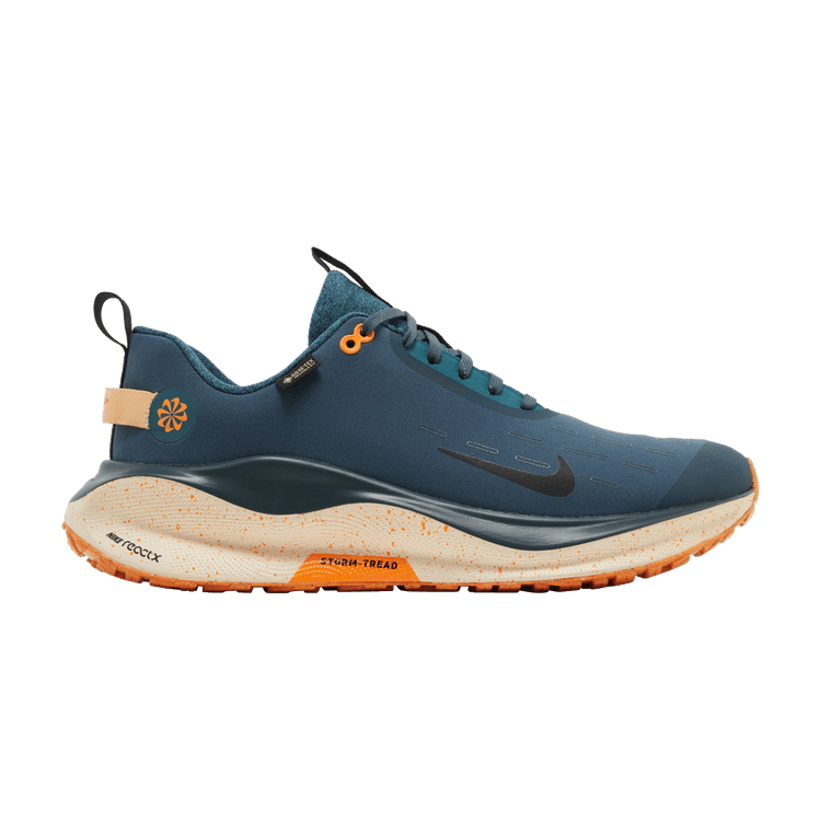 Nike ReactX Infinity Run 4 GORE-TEX 'Deep Jungle Total Orange' — Deep Jungle/Geode Teal/Total Orange/Black