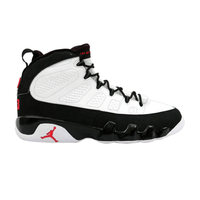 Air Jordan 9 OG — White-Black-True Red