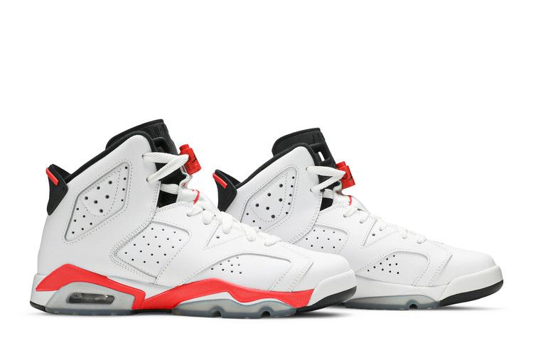 Air Jordan 6 Retro BG 'White Infrared' 2014