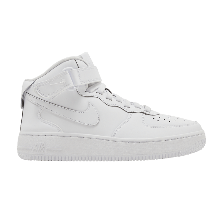 Nike Air Force 1 Mid EasyOn SE GS 'Triple White'