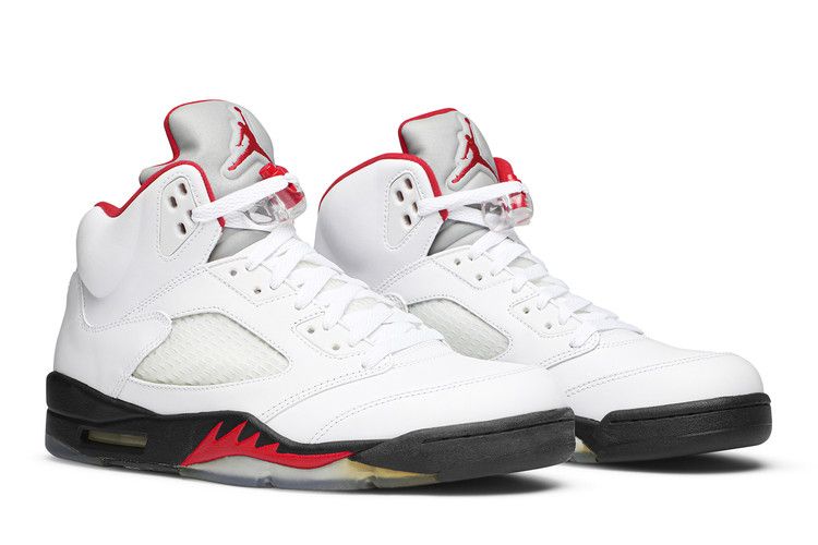 Air Jordan 5 Retro 'White Fire Red' 2013