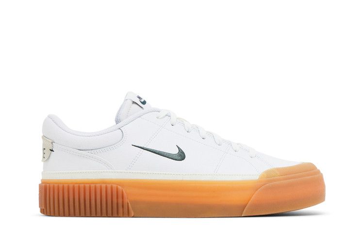 Nike Wmns Court Legacy Lift 'White Vintage Green Gum'