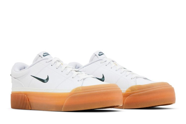 Nike Wmns Court Legacy Lift 'White Vintage Green Gum'