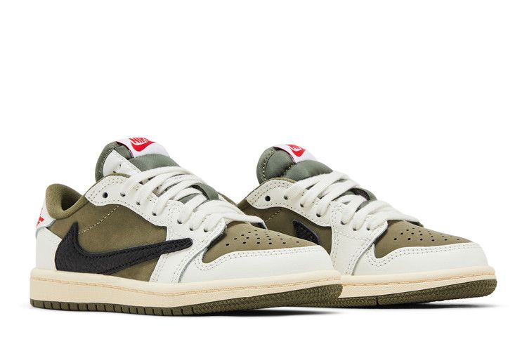 Travis Scott x Air Jordan 1 Retro Low OG SP PS 'Reverse Olive / Medium Olive'