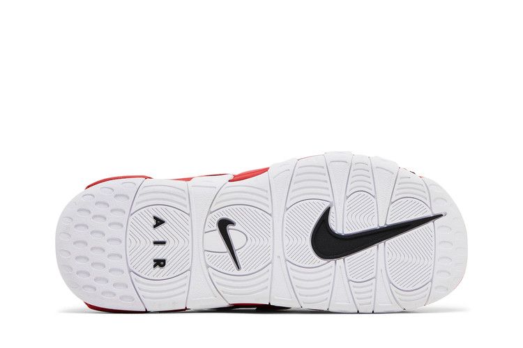 Nike Air More Uptempo Slide 'Bulls' — University Red/Black/Clear/White (FJ6036 600)