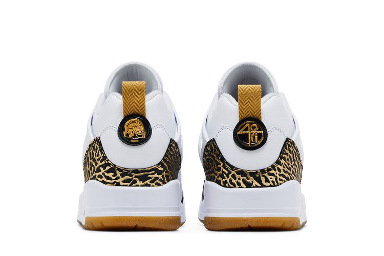 Air Jordan Spizike Low 'White Black Metallic Gold'