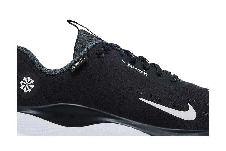 Nike ReactX Infinity Run 4 GORE-TEX 'Black White' — Black/Anthracite/Volt/White (HQ0265 001)