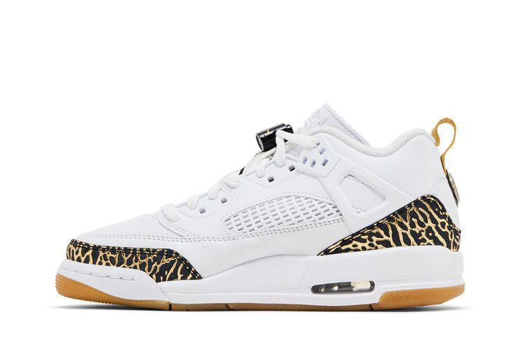 Air Jordan Spizike Low GS 'White Black Metallic Gold'