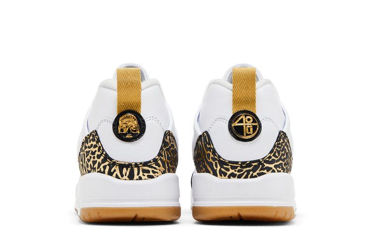 Air Jordan Spizike Low GS 'White Black Metallic Gold'