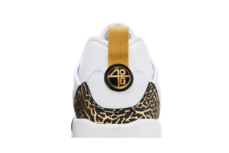 Air Jordan Spizike Low GS 'White Black Metallic Gold'